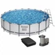 Бассейн каркасный Steel Pro MAX Bestway 56462, 549x122 см, 5678 л - изображение 1