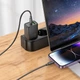 Мережевий зарядний пристрій з кабелем HOCO N61 Gentle PD20W+QC3.0 charger set(C to iP) Black - зображення 4