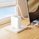 Мережевий зарядний пристрій з кабелем BOROFONE BA106A Stellar PD20W+QC3.0 charger set (C to iP) (EU) White - зображення 8