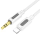 Аудіокабель BOROFONE BL20 True sound silicone digital audio conversion cable iP White - зображення 1