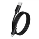 Кабель BOROFONE BX123 Leya silicone charging data cable Type-C Black - изображение 4