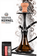 Кальян Yahya Kernel Mini Black 43 см, нержавеющая сталь + анодированный алюминий, клик, полный комплект - изображение 1