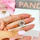 Срібний браслет Пандора Pandora двоколірний з паве 18 (582741C01) - зображення 5