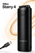 Вапорайзер портативный XMax Starry 4 ХМакс 2550 мАч кондукционный керамическая камера от 100 °C до 240 °C мобильный черный - изображение 1
