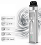 POD система Vaporesso XROS PRO Silver до 30 Вт 1200 мАч перезаправляемая электронная сигарета 3 мл металл серебряная - изображение 2