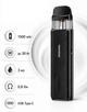 POD система Vaporesso XROS 5 Mini Mist Black 1500мАч многоразовая под-система вапорессо х-рос 5 мини вейп заправка верх 3 мл черный - изображение 2