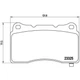 Комплект гальмівних колодок BREMBO P09004 Cadillac STS, ATS, CTS; Tesla Model S, Model X, Model 3 00K68232820AA, 68232820AA, BRF1436 - изображение 2
