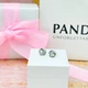 Серебряные серьги Pandora Пандора Сердце бесконечности 292667C01 - изображение 4