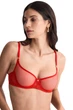 Бюстгальтер з м'якою чашкою Aubade 70C Червоний (diva red) (113785) - зображення 1