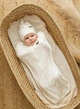 Європелюшка на липучках з шапочкою Mag baby Purl, Жолуді 0-3 міс - изображение 2
