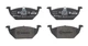 Колодки гальмові BREMBO P85041X Skoda Octavia, Fabia, Rapid, Roomster; Seat Toledo, Leon, Ibiza, Cordoba; Volkswagen Polo, Jetta, Golf, Bora; Audi A1, A3 1J0615115, 1J0698151, 1J0698151A - зображення 1