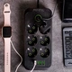 Мережевий фільтр-подовжувач SMART 6 розеток 4 USB-A+1 USB Type-C на 5 метрів чорний - зображення 2