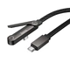 Кабель угловой Type-C на Type-C HOCO U150 Exquisite (1.2m, 60W). Black - изображение 1