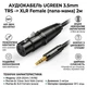 Аудиокабель для микрофона 3.5mm mini-jack на XLR UGREEN Microphone (2m). Black - изображение 2