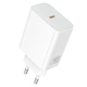 Мережевий зарядний пристрій BOROFONE BA109A Star single port PD40W charger (EU) White - зображення 1