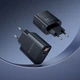 Мережевий зарядний пристрій BOROFONE BA97A Ilustre single-port PD30W charger with digital display (EU) Black - зображення 9