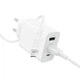 Мережевий зарядний пристрій з кабелем BOROFONE BA105A Stellar three-port charger set (Micro) (EU) White - зображення 4