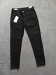 Джинсы Zara р. 34 (L) Slim Fit цвет черный плотный деним - изображение 1