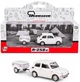 Model kolekcjonerski Daffi Fiat 126p + Przyczepa Niewiadow Krótka 1:43 K‑611 Biały (5905422116115) - obraz 2