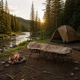 Туристическая карповая раскладушка Ranger BED 87 со спальным мешком — походная кровать для отдыха и кемпинга RA5503 - изображение 8