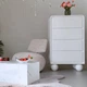 Стіл кавовий 80*40 см, Block White marble finish - зображення 6