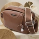 Модная сумка на каждый день с двумя отделениями из натуральной кожи Vintage 22596 Коричневый - изображение 1
