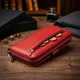 Вертикальный вместительный кошелек из кожи женский ST Leather 19306 Красный - изображение 4