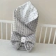 Демисезонный конверт-одеяло Baby Comfort с плюшем Звездочки серый - изображение 4
