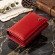Женское кожаное портмоне для карт купюр и монет ST Leather 19335 Красное - изображение 1