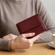 Женский кожаный кошелек с монетницей ST Leather 19492 Бордовый - изображение 3