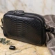 Компактная сумка для женщин на два отделения из натуральной кожи Vintage 22799 Черный - изображение 4