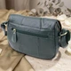 Повседневная женская сумка из натуральной кожи Vintage 22970 Зеленый - изображение 4