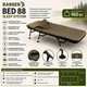 Туристическая карповая раскладушка Ranger BED 88 со спальным мешком — походная кровать для отдыха и кемпинга RA5523 - изображение 7