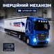 Іграшкова фура Mercedes-Benz Actros 31 см з причепом — світло, звук, інерційна, металева кабіна - зображення 6