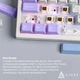 Клавіатура бездротова Ajazz AK980 V2 Maillard Switch White (AK980-V2-M-PWB) - зображення 13