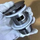 Донный клапан для раковины с переливом Zerix BV-09 GRAY 1 1/4" автоматический Click-Clack (Цвет графит) латунь/нержавейка (MY0415) - изображение 3