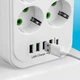 Подовжувач мережевий D10 10 розеток USB Type-C PD-переноска 5 м - зображення 9