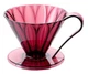 Пуровер Cafec Flower Dripper Tritan Wine Red Store - изображение 1
