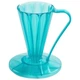 Пуровер Cafec Deep 27 Tritan Flower Dripper Youmeca Blue Store - изображение 1