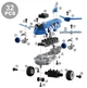 Літак з електродвигуном Diy Spatial Creativity LM8074-DZ-1 - изображение 2