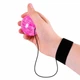 Детский мяч Попрыгунчик Bambi PR2511(Pink) тренажер, мяч 6 см светящийся, с веревкой 1 м - изображение 2
