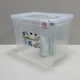 Контейнер для зберігання пластиковий з кришкою 20 л 38х26,5х29,5 см Easy Box Ал-Пластик Ал 2001 прозорий - зображення 2