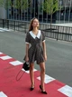 Жіноча міні сукня кльош з комірцем Uaclothes 46 Чорний (like38086-185181350) - изображение 2