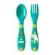 Набір Chicco First Cutlery: ложка та виделка, 12м+, колір бірюзовий (16101.30) - зображення 1