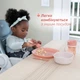 Набір Chicco First Cutlery: ложка та виделка, 12м+, колір бірюзовий (16101.30) - зображення 4