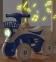 Біговел дитячий 4-колесний Зі світловими та звуковими ефектами Синій - зображення 2