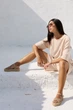 Жіночий літній костюм з двонитки з футболкою та шортами Seventeen L-XL Капучино (2000000169583) - изображение 3