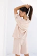 Жіночий літній костюм з двонитки з футболкою та шортами Seventeen L-XL Капучино (2000000169583) - изображение 7