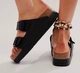 Женские шлепанцы BIRKENSTOCK PAPILLIO ARIZONA GROOVED VEGAN 1018520 narrow 38 черные - изображение 9