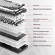 Дротова механічна клавіатура Ajazz AK820 Red Switch - изображение 6
